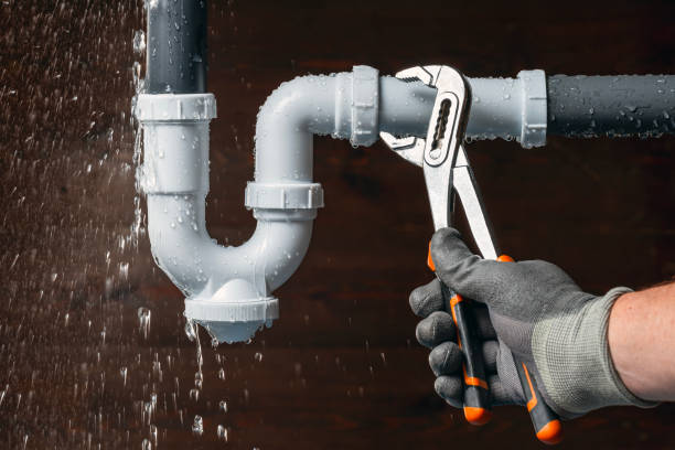 Professional Leak Detection technician working in Blue Rock, OH